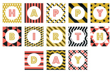 background happy birthday banner|happy birthday banner free printable.